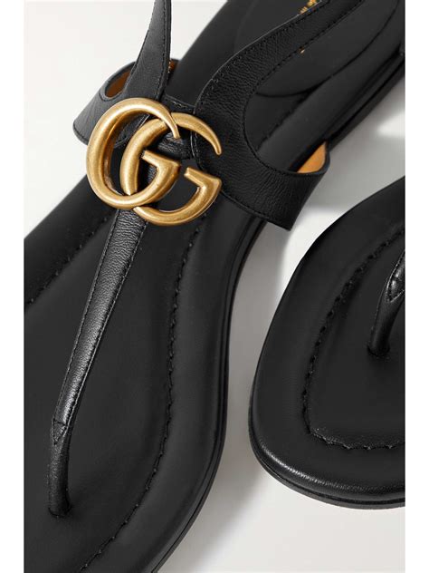 gucci leather marmont sandals|gucci outlet sandals.